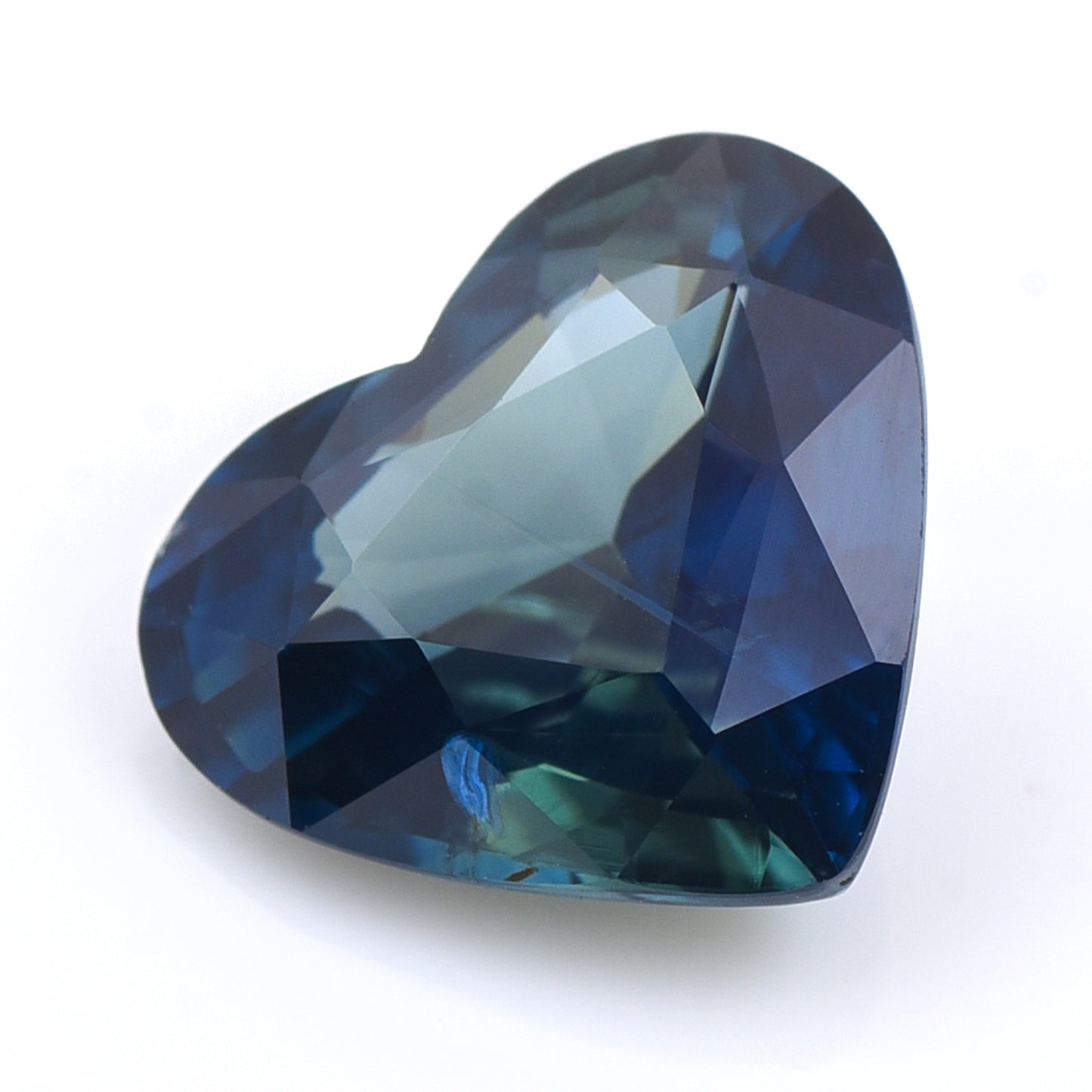 2.53 Natural Corundum Sapphire Heart Mixed Cut Gemstone