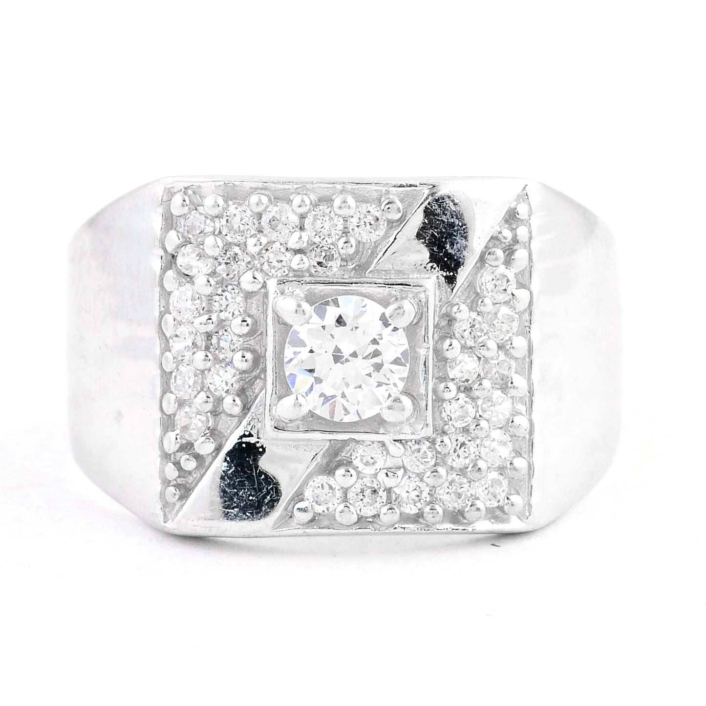 2.10 Ct Cubic Zirconia 925 Sterling Silver Ring