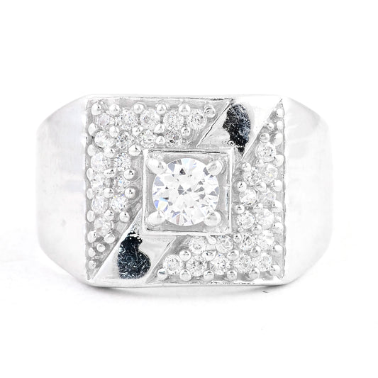 2.10 Ct Cubic Zirconia 925 Sterling Silver Ring