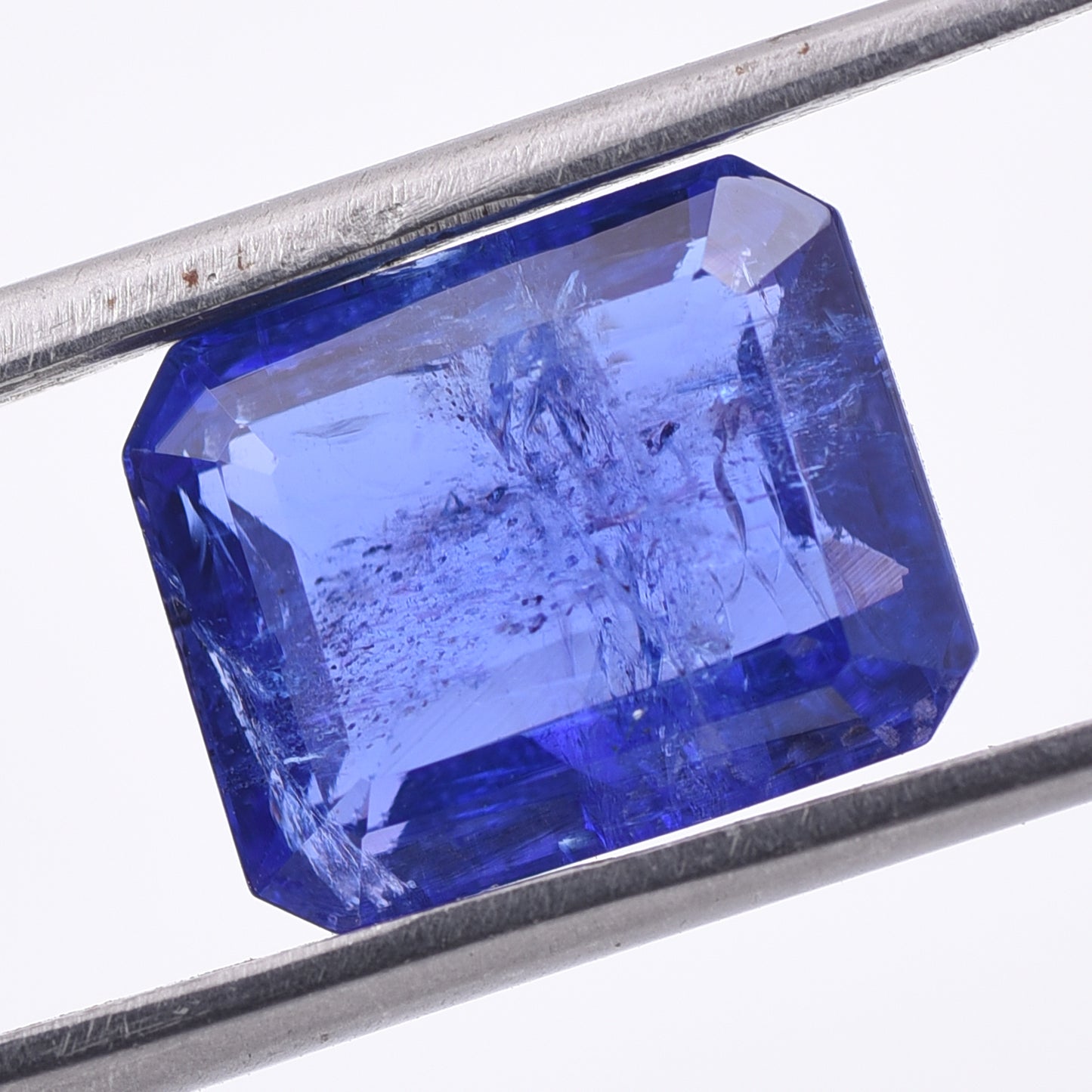6.03 Natural Zoisite Tanzanite Emerald Cut Gemstone