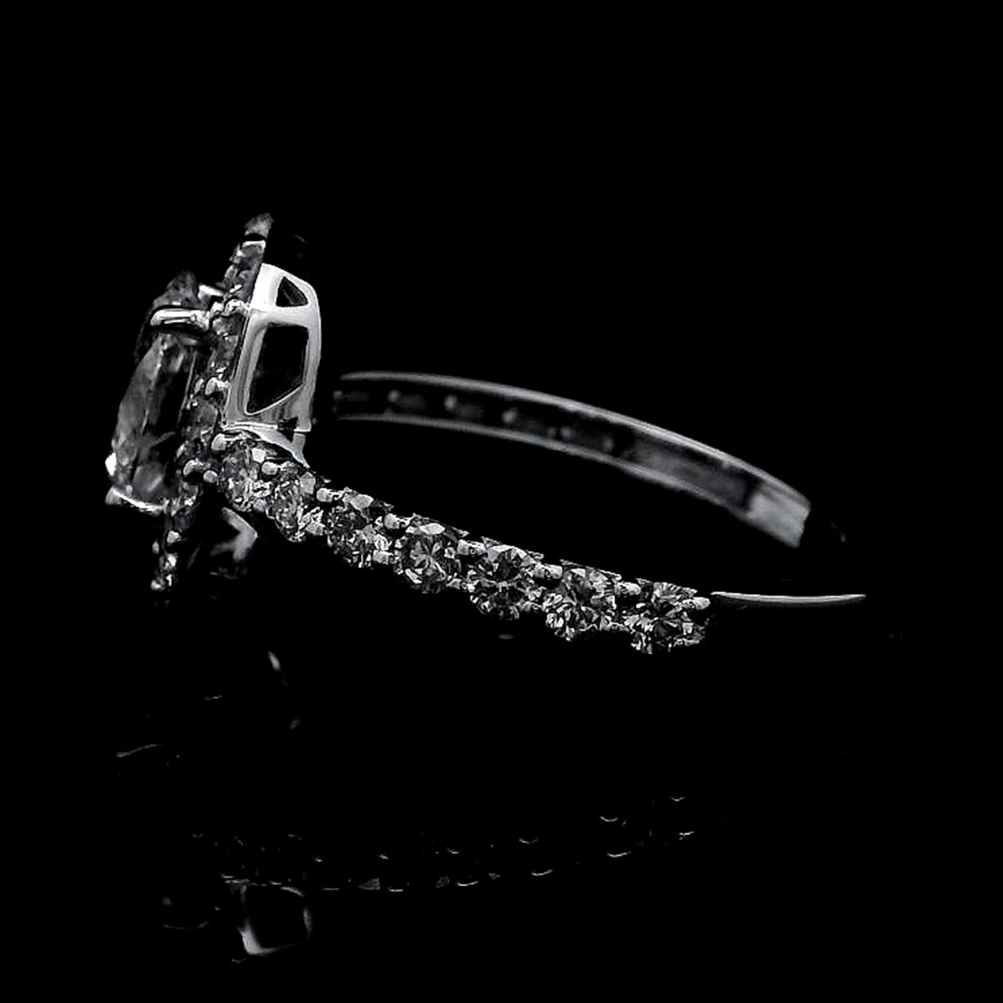1.90 Carats Lab Grown Diamond 14K Gold Ring