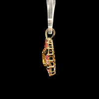 2.43 Ct Oval Tourmaline 14K Gold Pendant