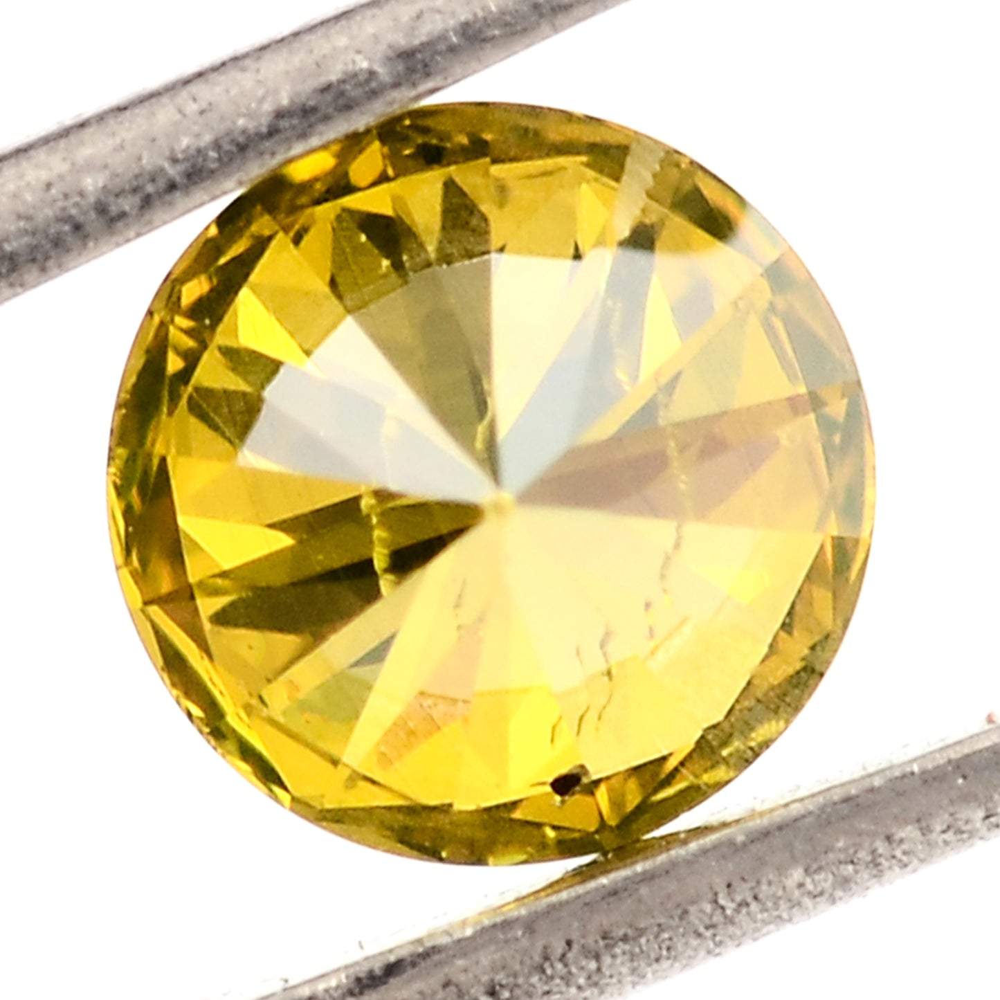 0.73 Yellow Diamond Round Loose Gemstone
