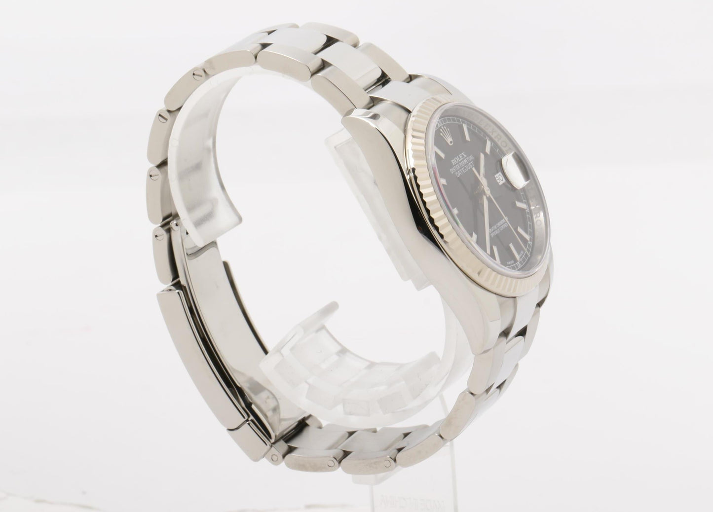 Rolex -116234 - Random Serial Number Datejust Black Men's Automatic Stainless Steel