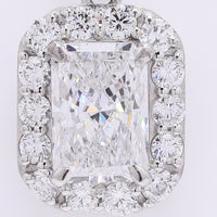 2.51 Carats Lab Grown Diamond 950 Platinum Pendant