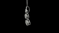 6.26 Ct Round Lab Grown Diamond 14K Gold Pendant