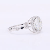 2.41 Carats Lab Grown Diamond 14K Gold Ring