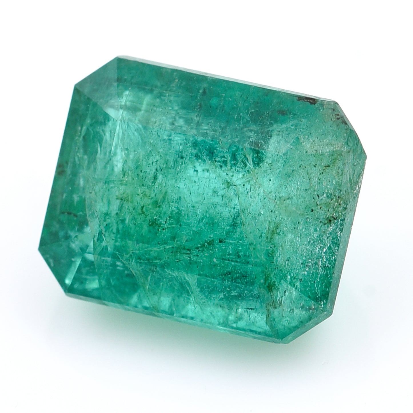 3.87 Natural Beryl Emerald Emerald Cut Gemstone