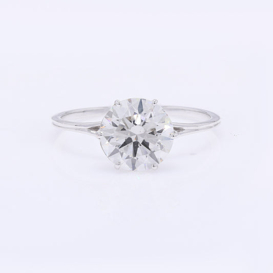 2.10 Carats Lab Grown Diamond 14K Gold Ring