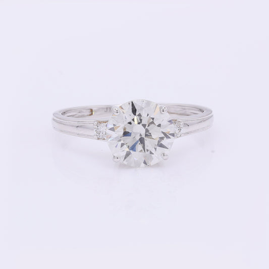 2.16 Carats Lab Grown Diamond 14K Gold Ring