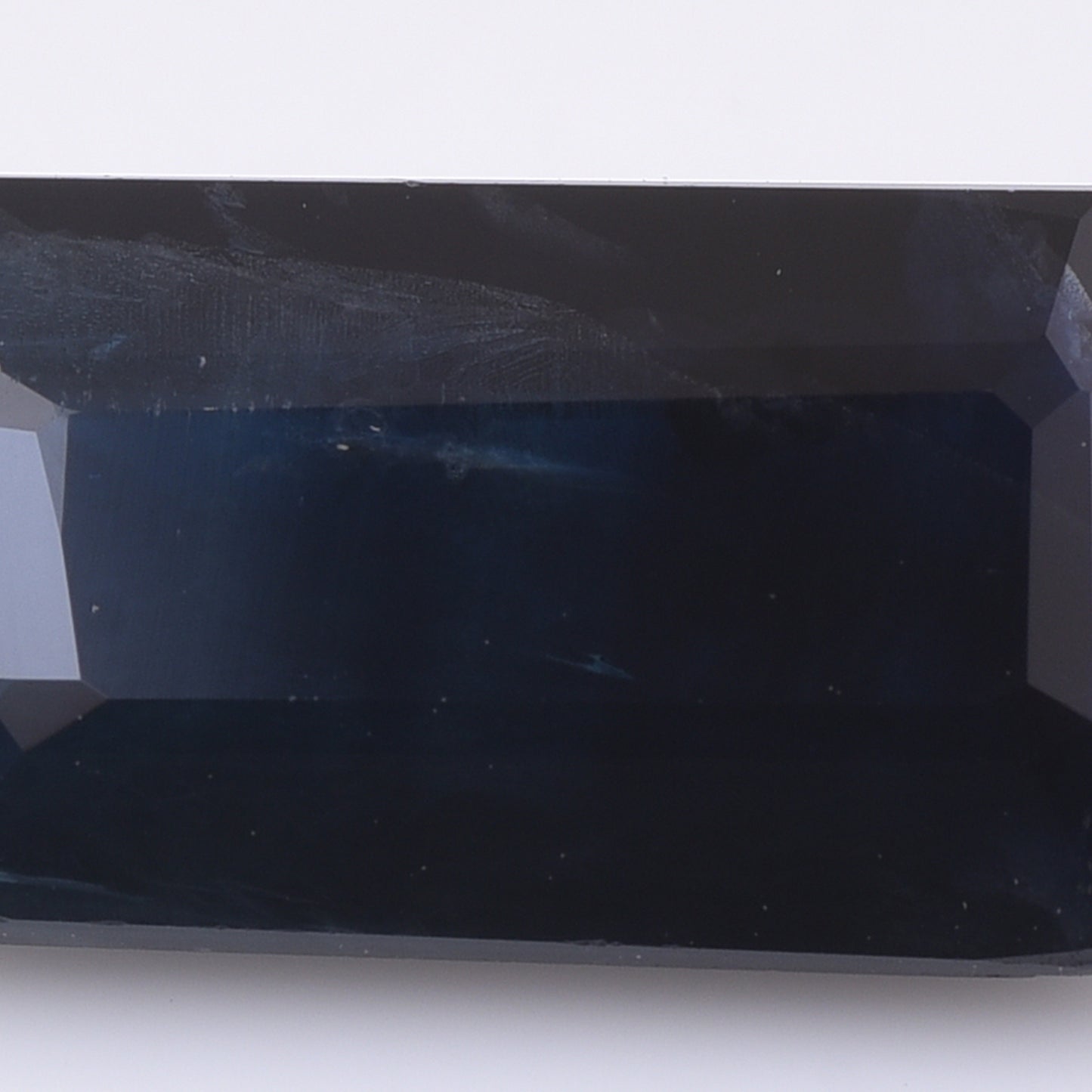 7.19 Natural Corundum Sapphire Emerald Cut Gemstone