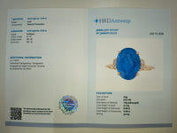 6.07 Ct Oval Natural Tanzanite 14K Gold Ring
