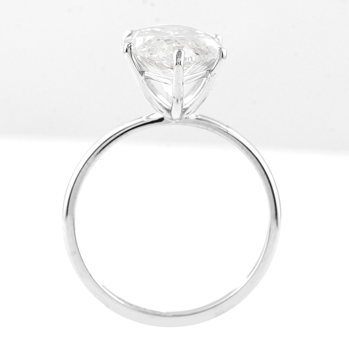 5.77 Ct Marquise Lab Grown Diamond 950 Platinum Ring