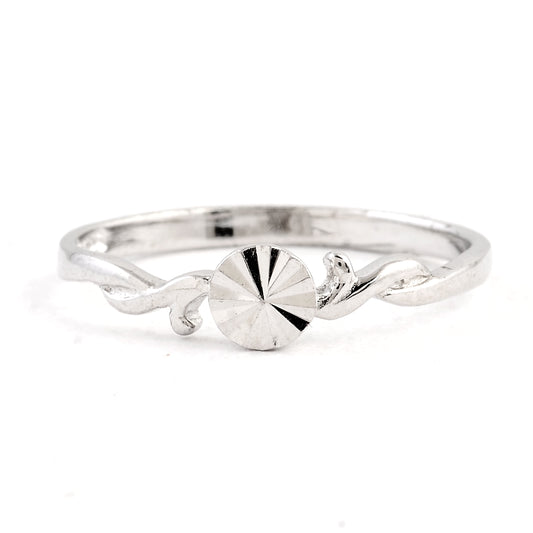 0.00 Ct Plain 925 Sterling Silver Ring