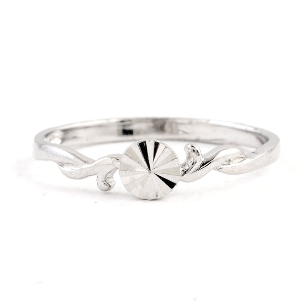 0.00 Ct Plain 925 Sterling Silver Ring