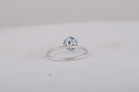 1.20 Carats Blue Lab Grown Diamond 14K Gold Ring