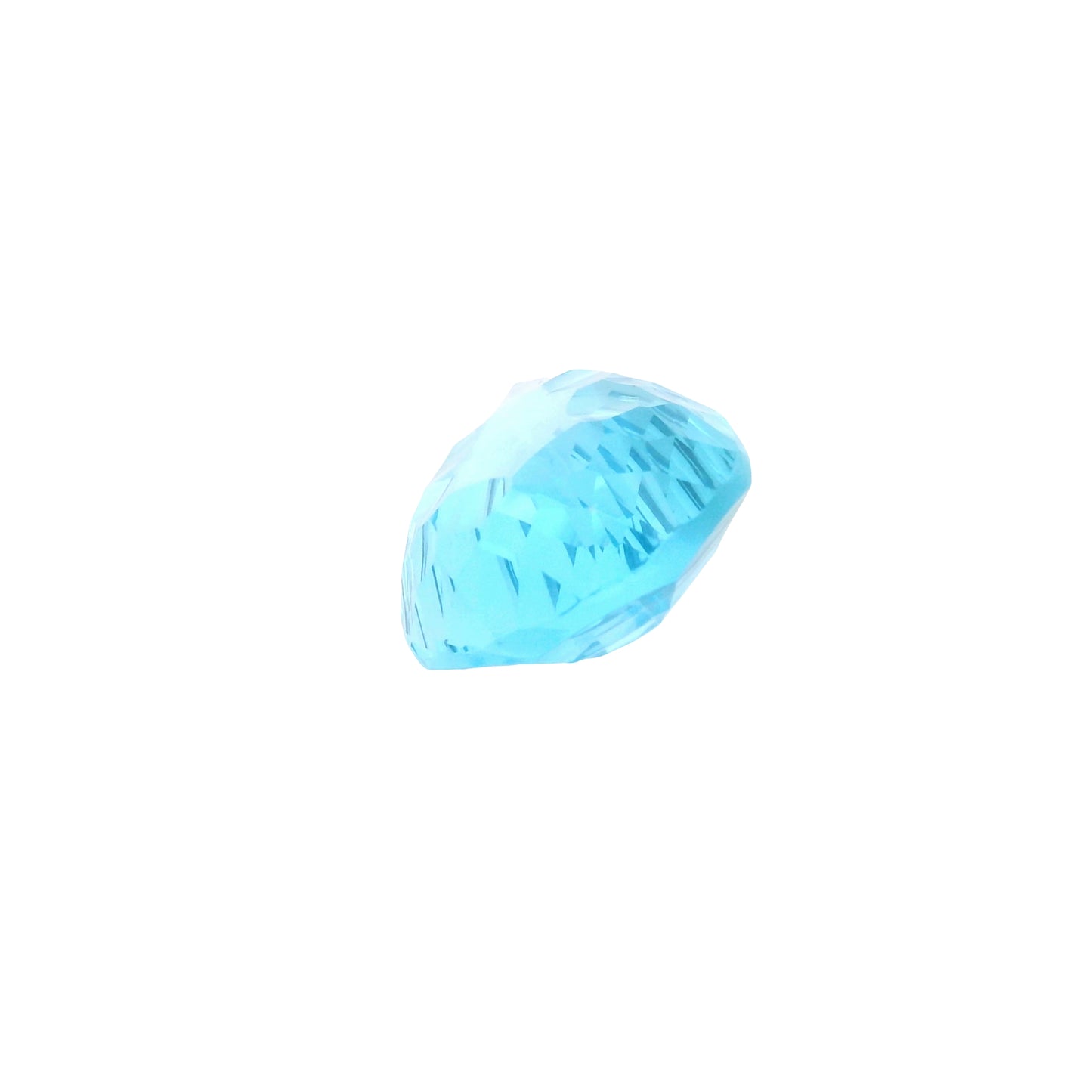34.89 Blue Topaz Pear Gemstone
