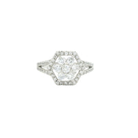 4.22 Ct Cubic Zirconia 925 Sterling Silver Ring