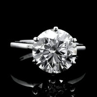 3.04 Carats Lab Grown Diamond 14K Gold Ring