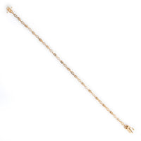 2.82 Carats Lab Grown Diamond 14K Gold Bracelet