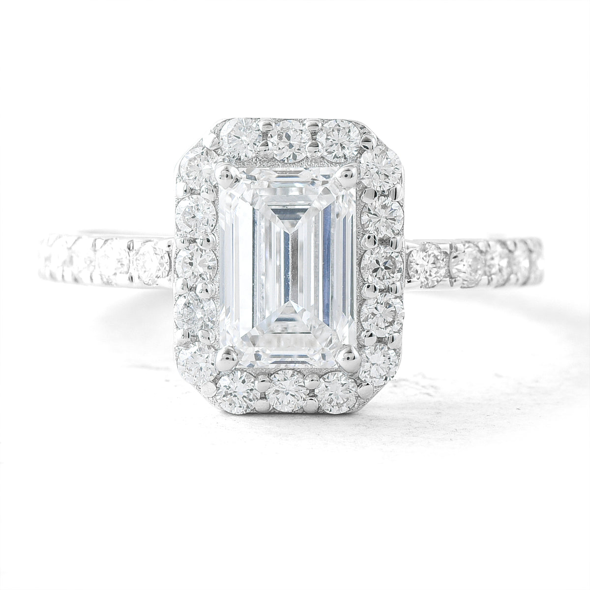 2.13 Carats Lab Grown Diamond 14K Gold Ring