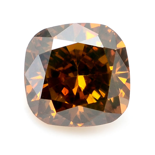 0.32 Carat Red Diamond Cushion Loose Gemstone