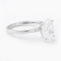 3.01 Carats Lab Grown Diamond 14K Gold Ring