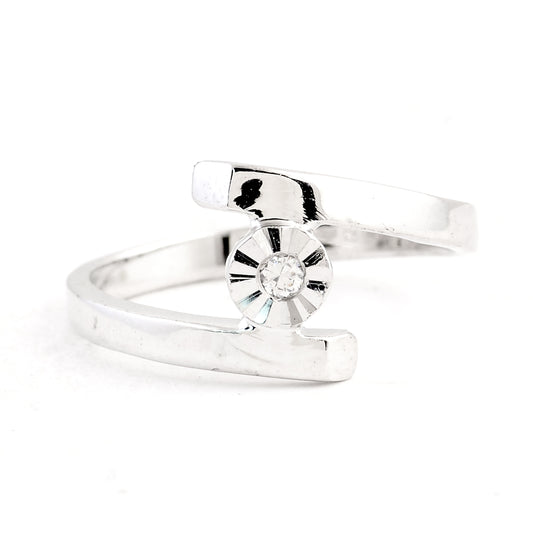0.20 Ct Cubic Zirconia 925 Sterling Silver Ring