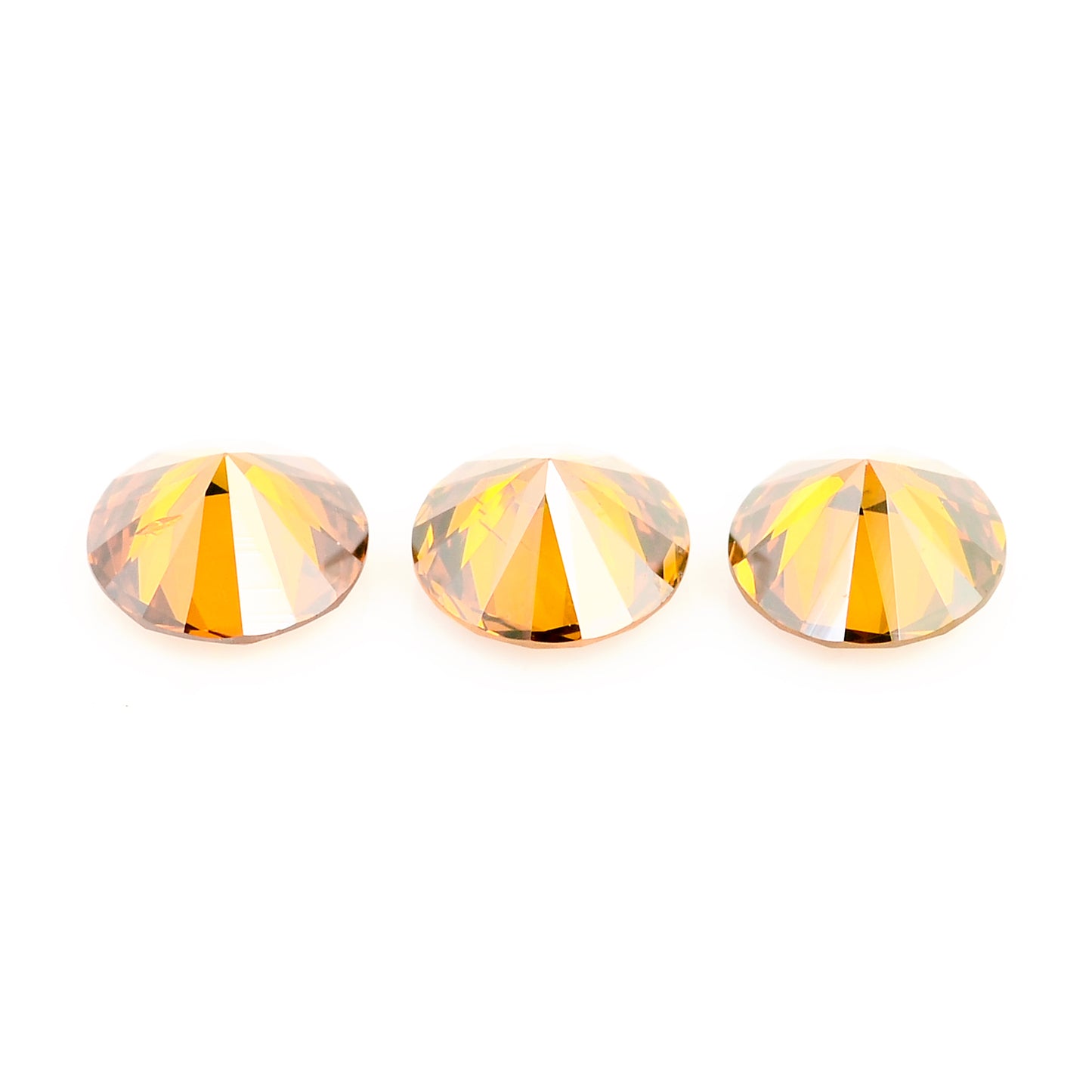 0.50 Red Diamond Round Loose Gemstone