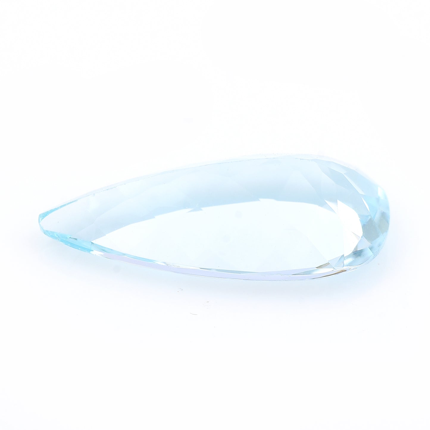 4.56 Natural Beryl Aquamarine Pear Mixed Cut Gemstone