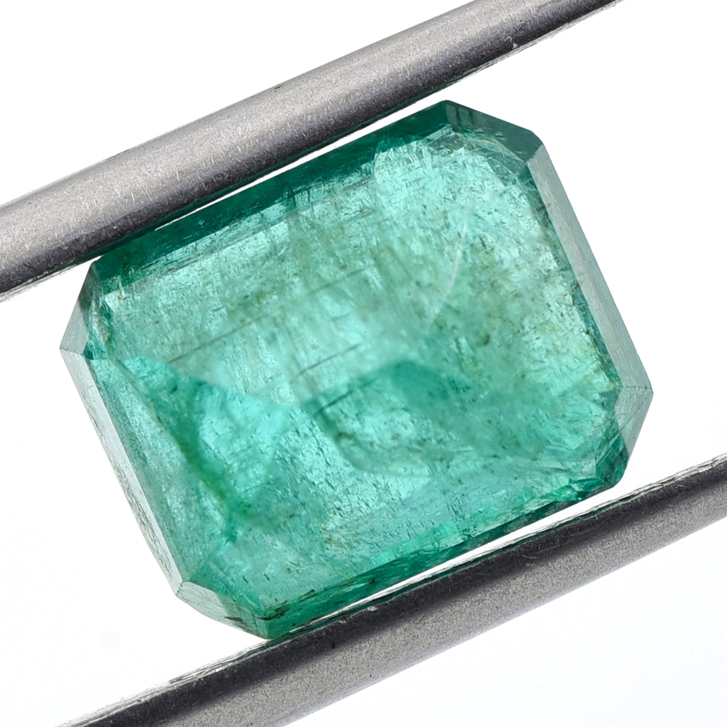 3.87 Natural Beryl Emerald Emerald Cut Gemstone