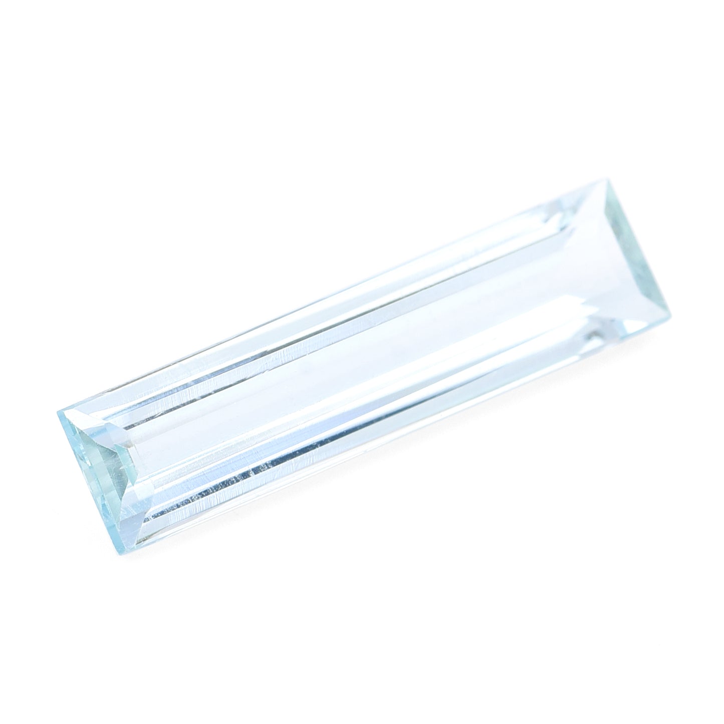 4.02 Natural Beryl Aquamarine Rectangular Step Cut Gemstone
