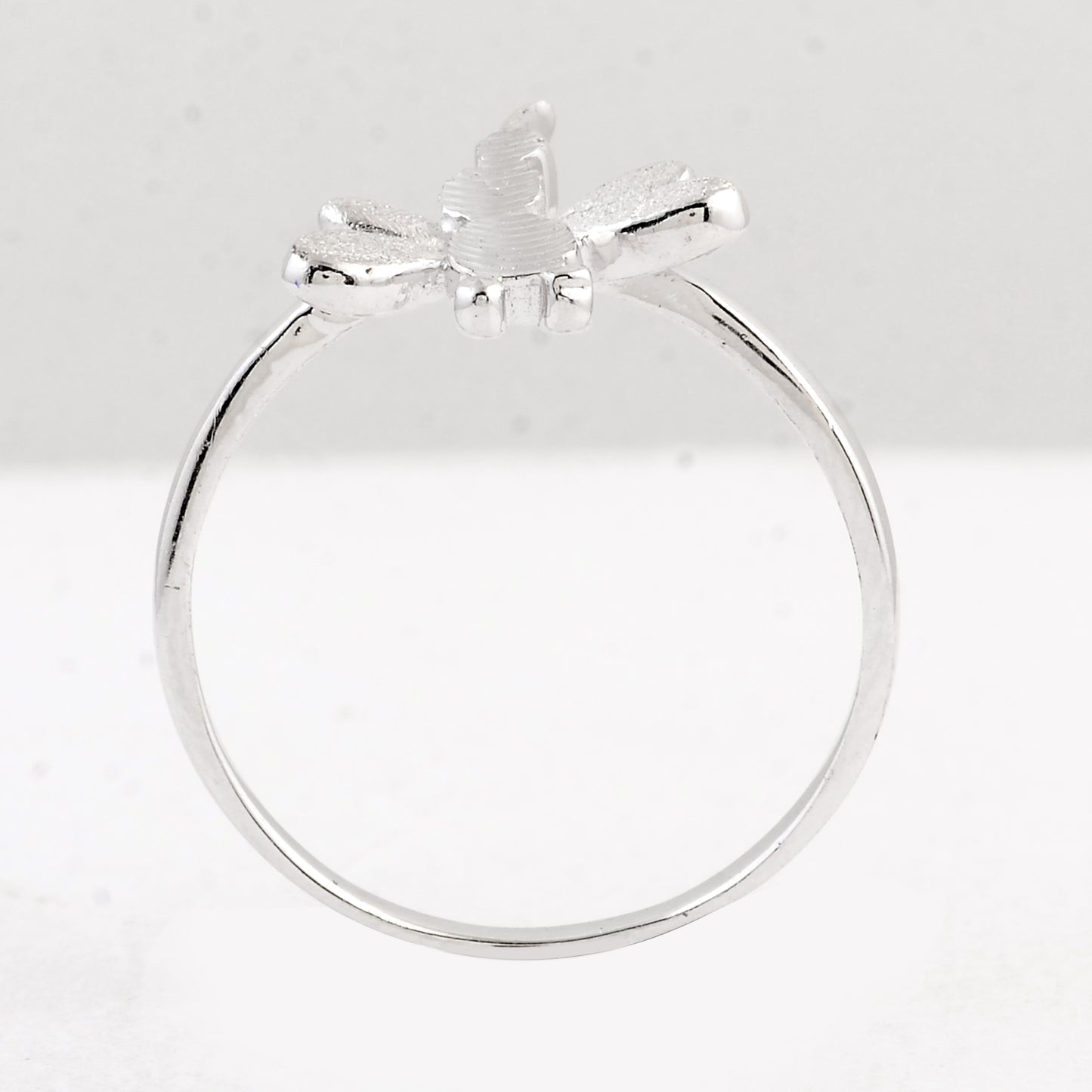 0.00 Ct Plain 925 Sterling Silver Ring