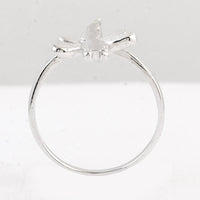 0.00 Ct Plain 925 Sterling Silver Ring