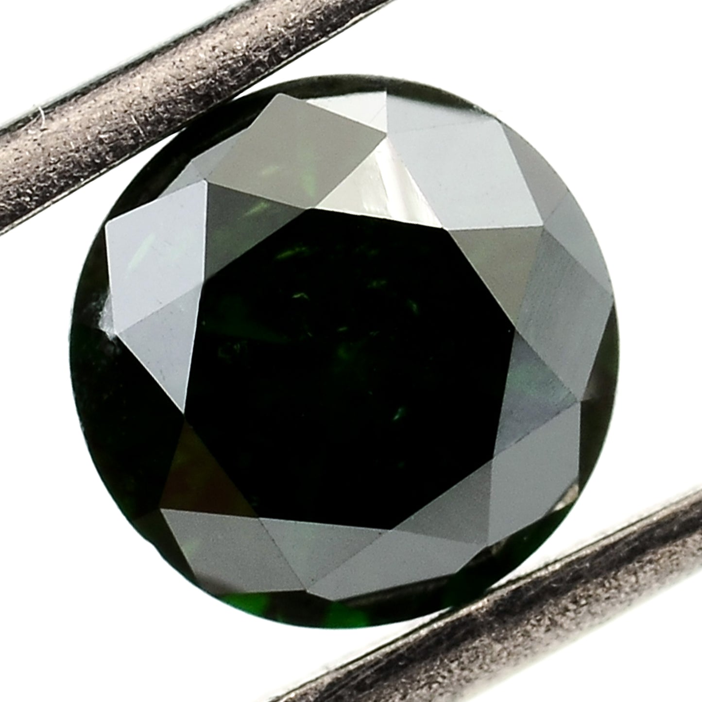 0.30 Green Diamond Round Loose Gemstone