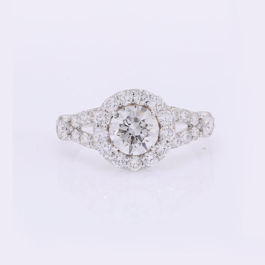 2.07 Carats Lab Grown Diamond 14K Gold Ring
