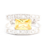 6.48 Ct Cubic Zirconia 925 Sterling Silver Ring