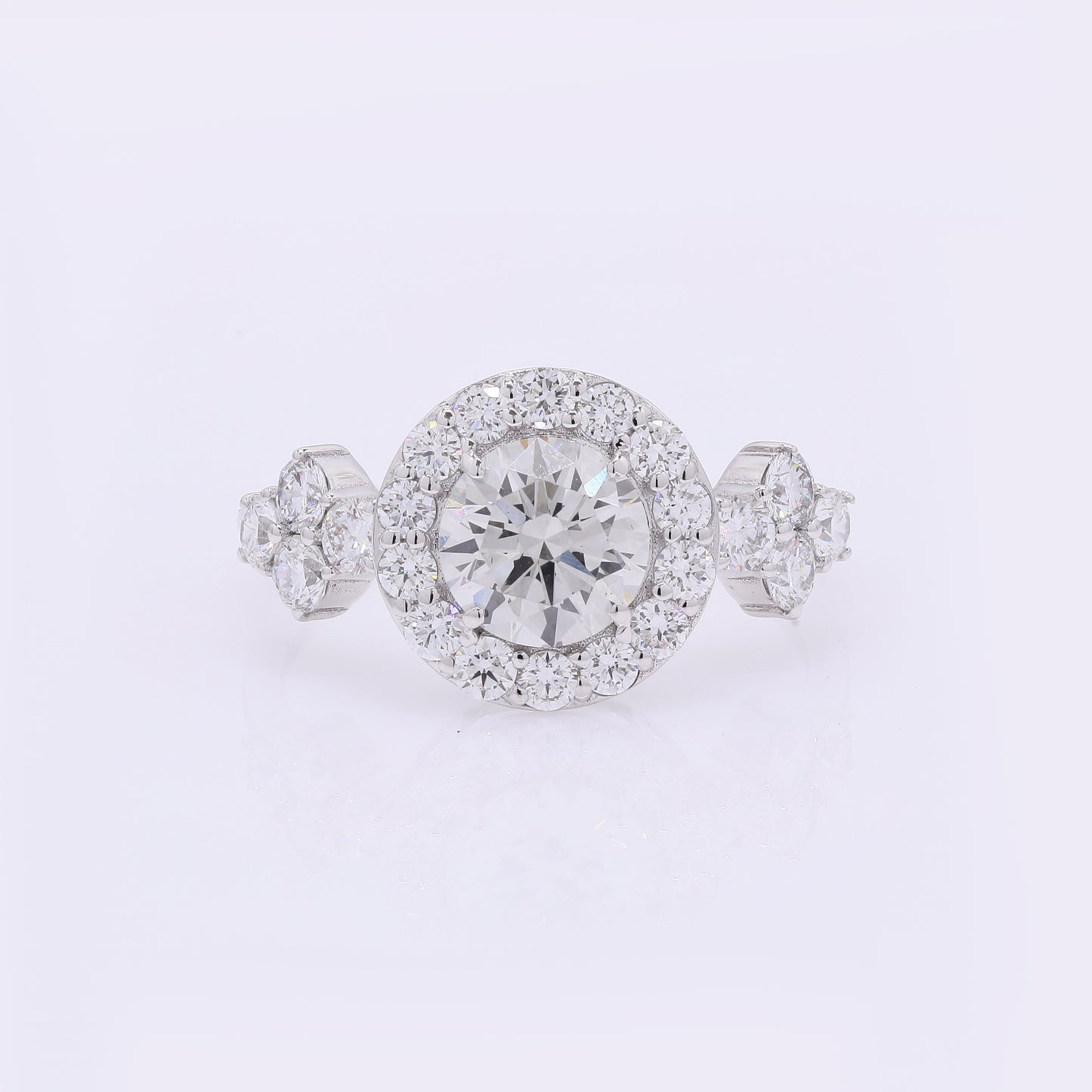 2.05 Carats Lab Grown Diamond 14K Gold Ring