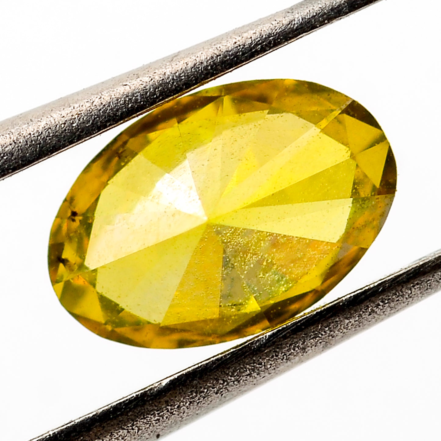 0.34 Yellow Diamond Oval Loose Diamond