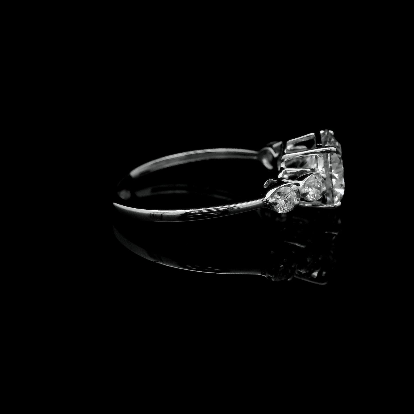 2.29 Ct Round Lab Grown Diamond 14K Gold Ring