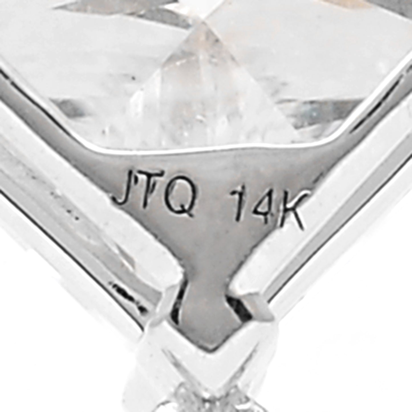 4.12 Carats Lab Grown Diamond 14K Gold Pendant