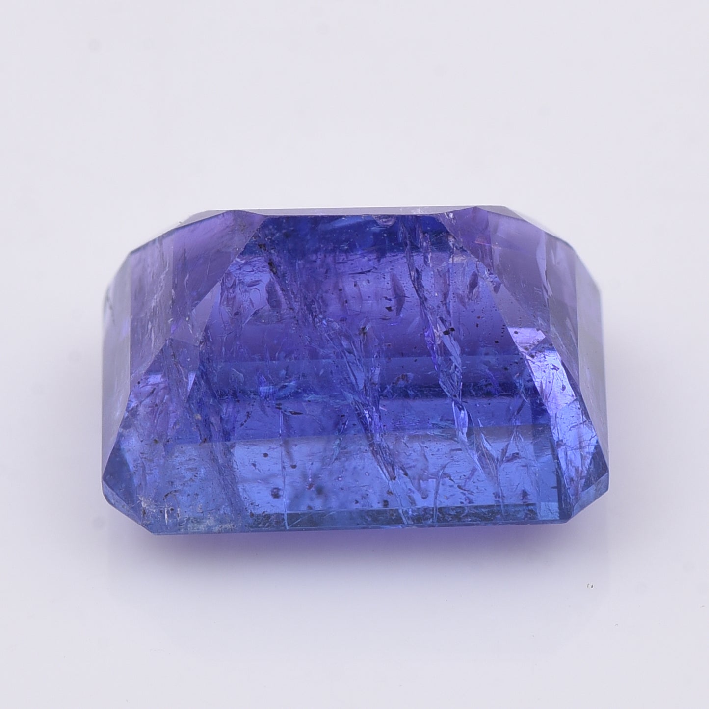 7.43 Natural Zoisite Tanzanite Emerald Cut Gemstone