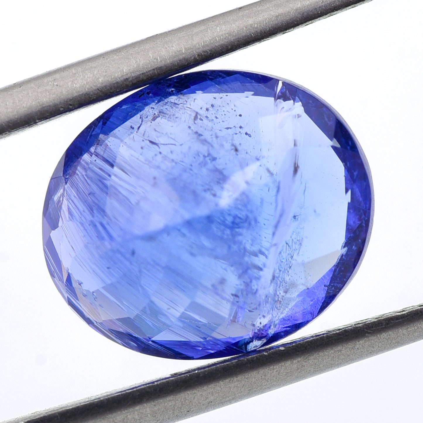 6.08 Natural Zoisite Tanzanite Oval Mixed Cut Gemstone