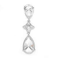 3.30 Carats Lab Grown Diamond 14K Gold Pendant
