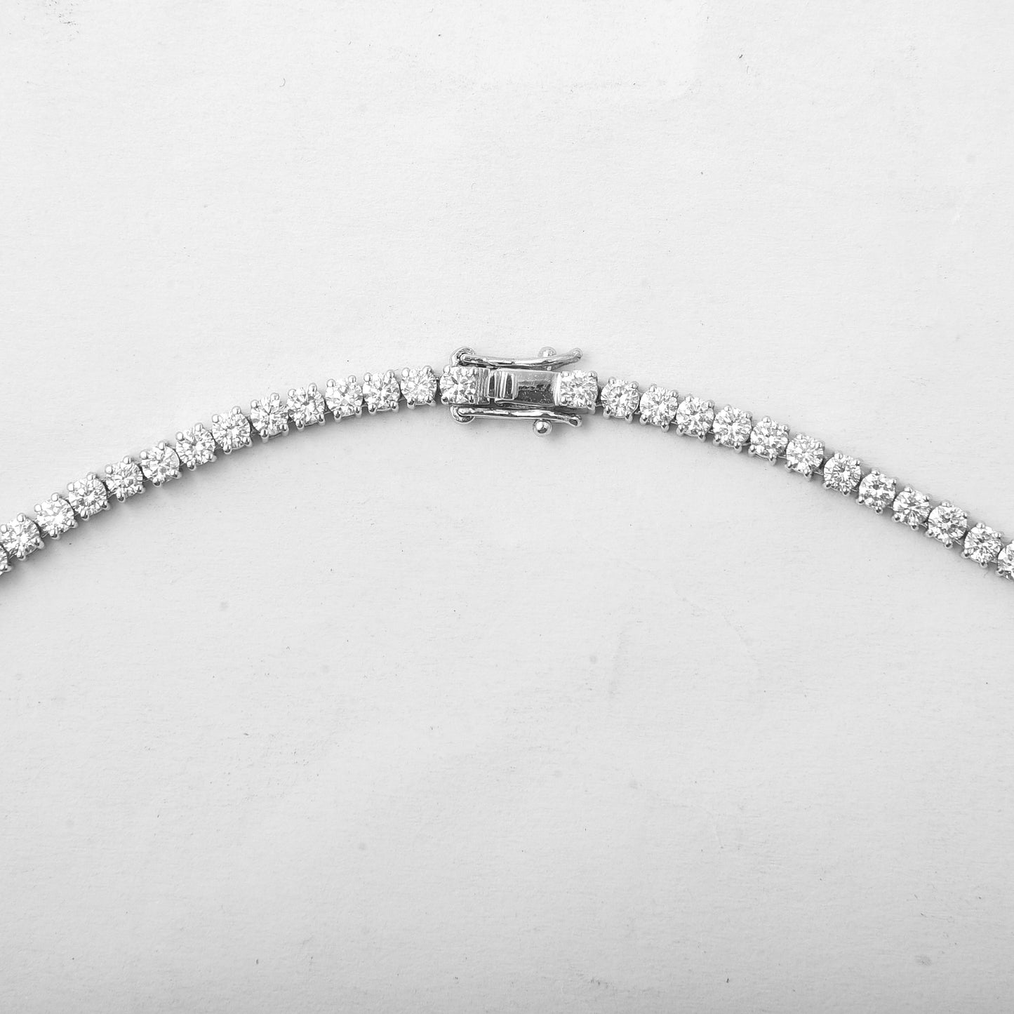 9.36 Ct Round Lab Grown Diamond 14K Gold Necklace