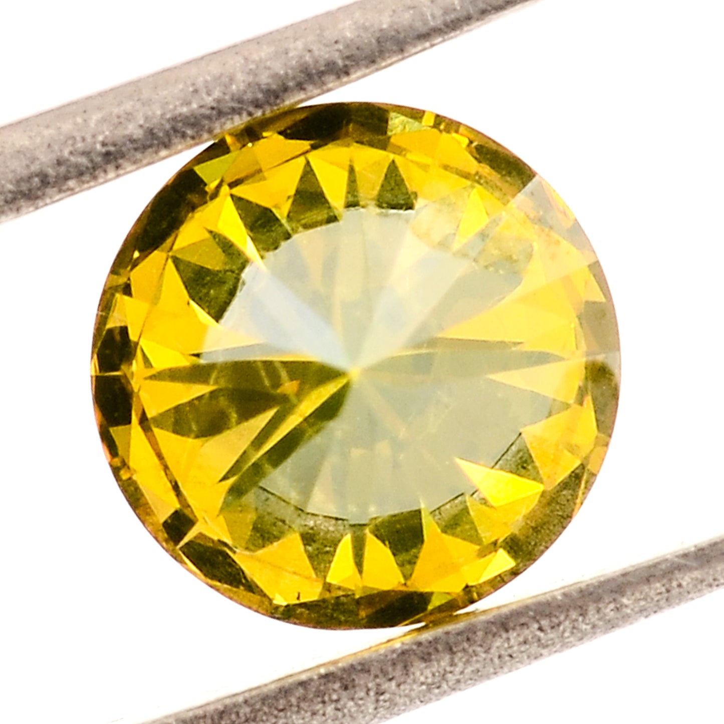 0.29 Yellow Diamond Round Loose Gemstone