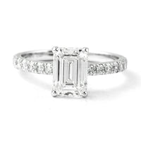 2.42 Carats Lab Grown Diamond 14K Gold Ring