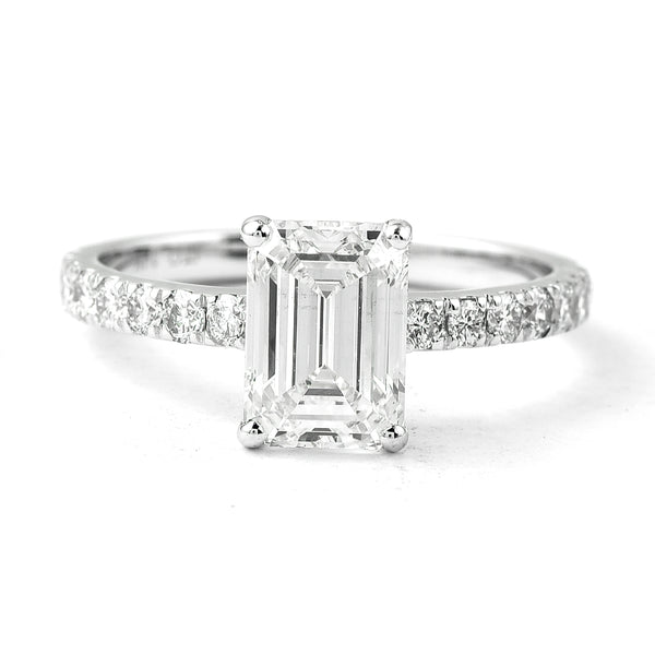 2.42 Carats Lab Grown Diamond 14K Gold Ring