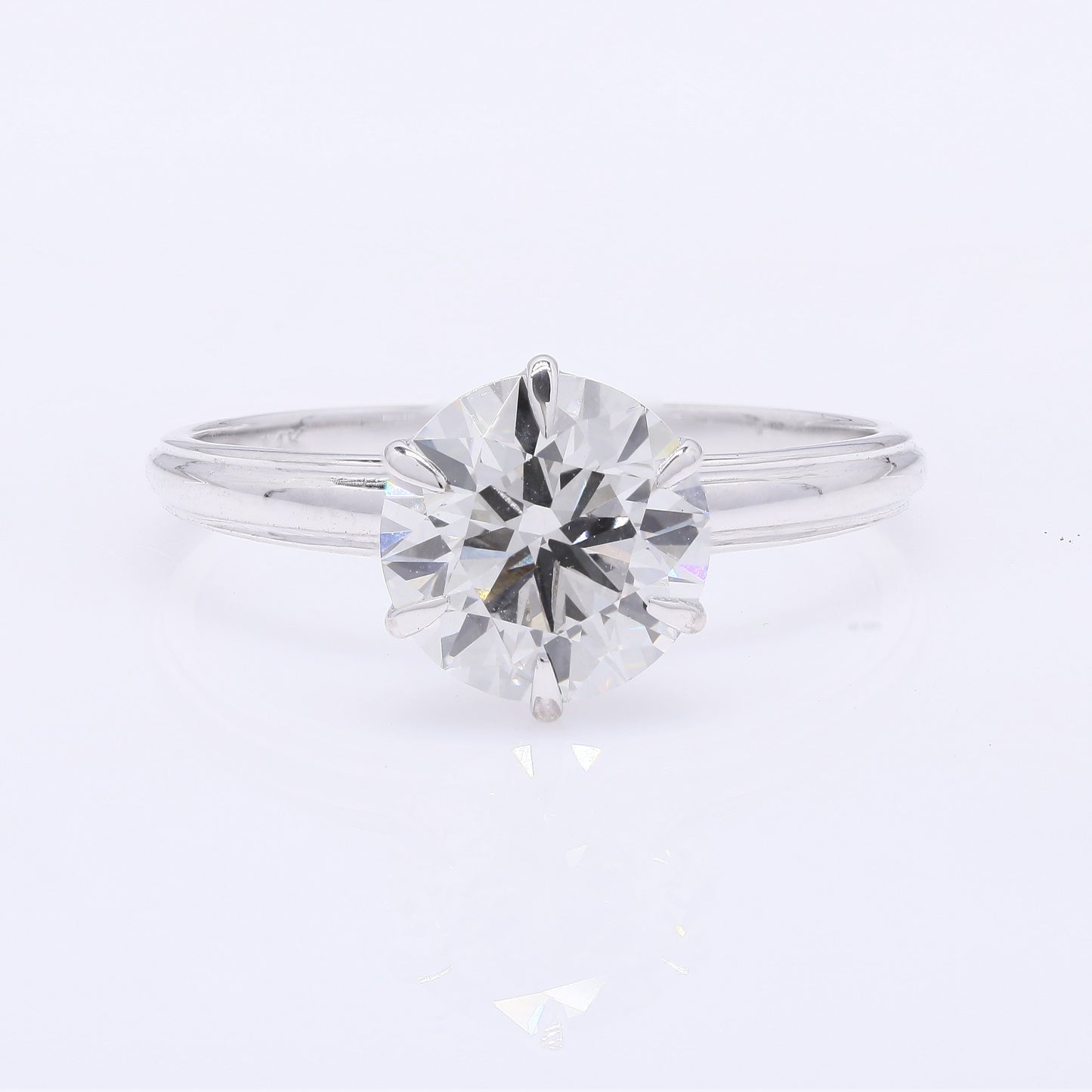 2.03 Carats Lab Grown Diamond 14K Gold Ring