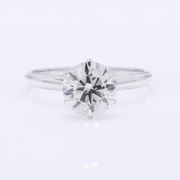 2.03 Carats Lab Grown Diamond 14K Gold Ring